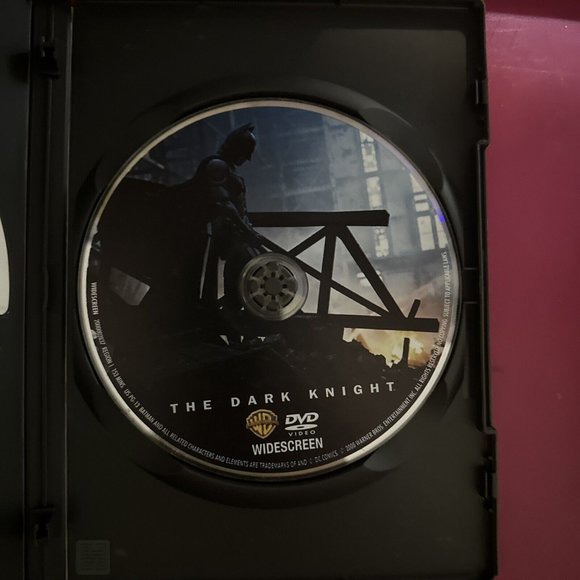 The Dark Knight (DVD, 2008) Batman Joker Christian Bale Heath Ledger - Picture 6 of 7